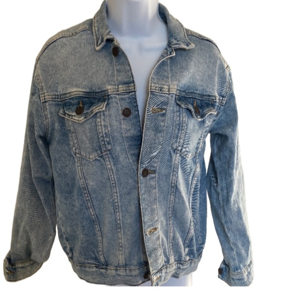 ⭐️4/$30 Blue Denim Button Downn Jacket